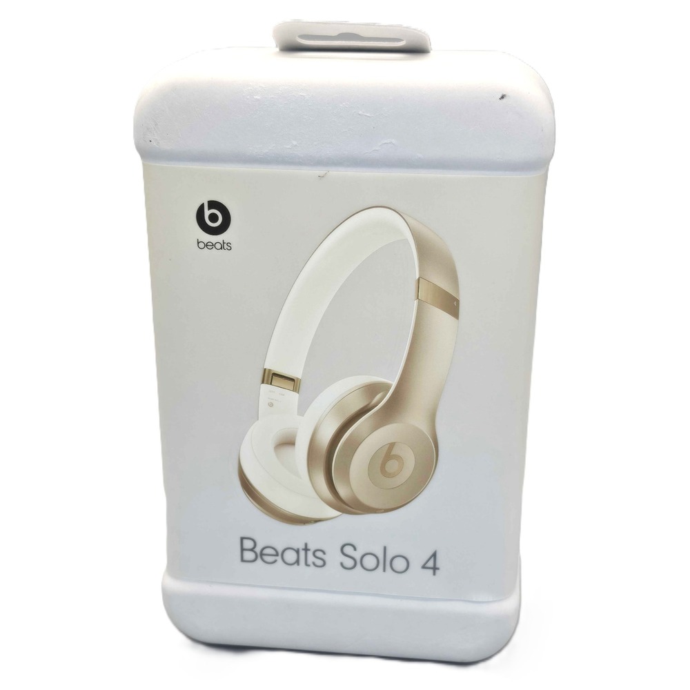 Beats Solo 4 MDWH4LL/A On-Ear Headphones Metallic Gold Sealed (GNP019467)
